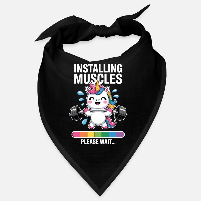 Unicorn Weight Training Installing Muscles Bandana