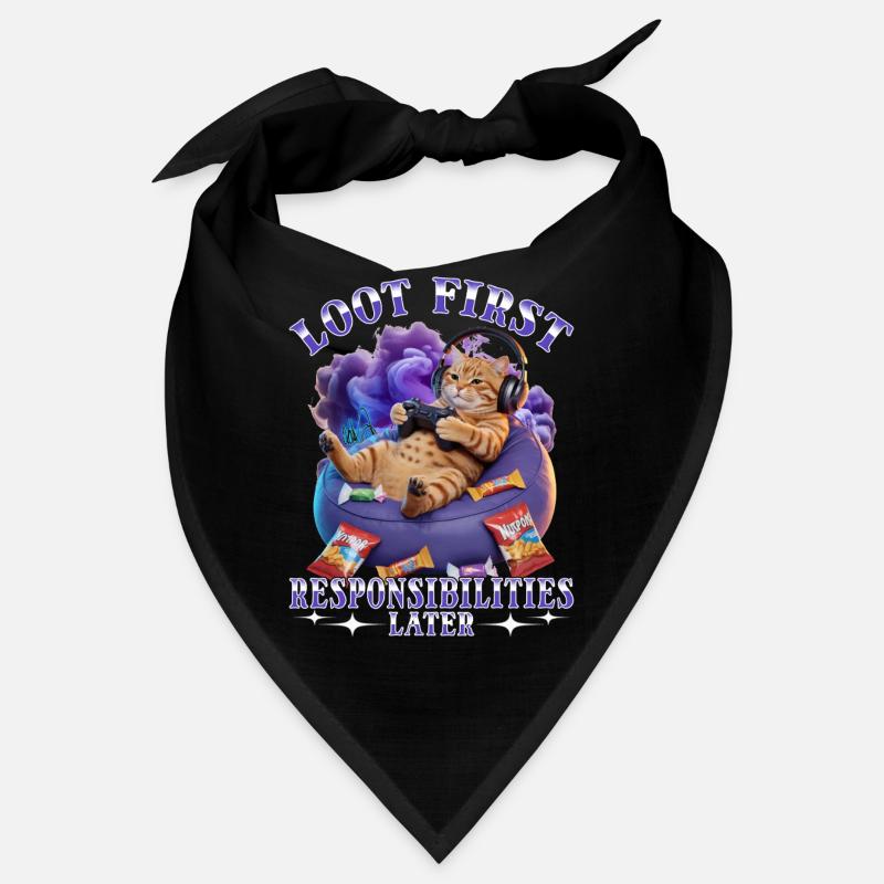 Chat gamer drôle Bandana