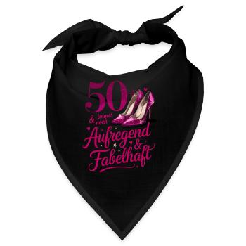  50 Immer Noch Aufregend Und Fabelhaft High Heels - Bandana - Schwarz - Vorne