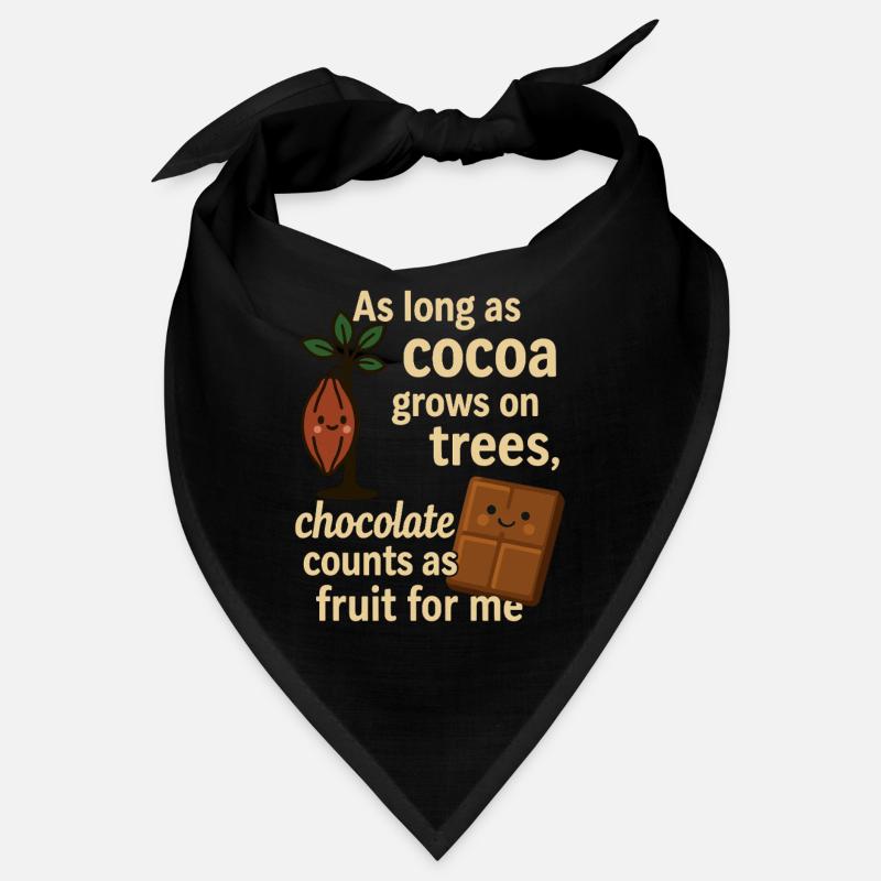 Le chocolat est un fruit – l’expression humoristique du cacao Bandana