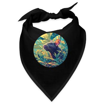 Ratten Ratte - Bandana - Schwarz - Vorne