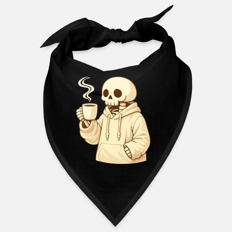 Squelette douillet en sweat à capuche – Pause chaude Bandana