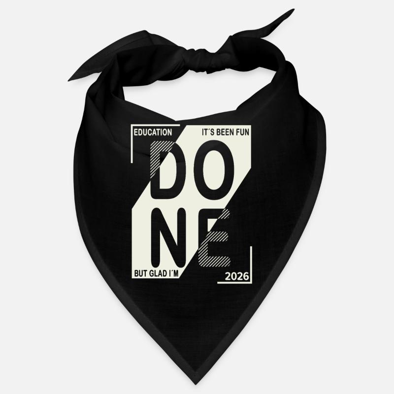 Done 2026 – Ausbildung geschafft Design Bandana