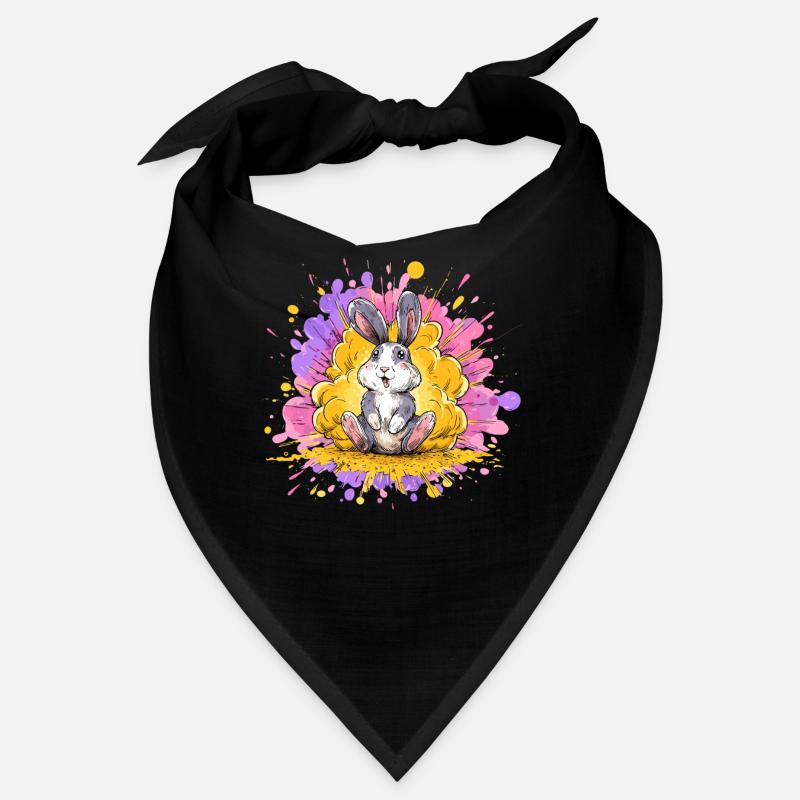 Hoppelbunny im Farbschauer Bandana