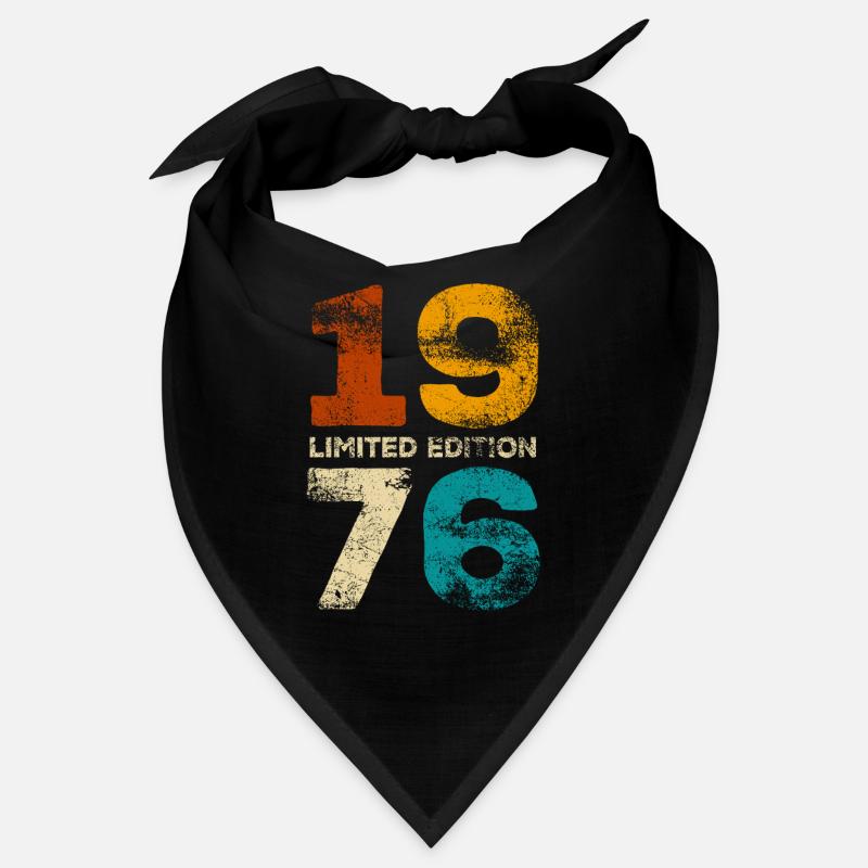 Limited Edition 1976 Retro Geburtstag Geschenk Bandana