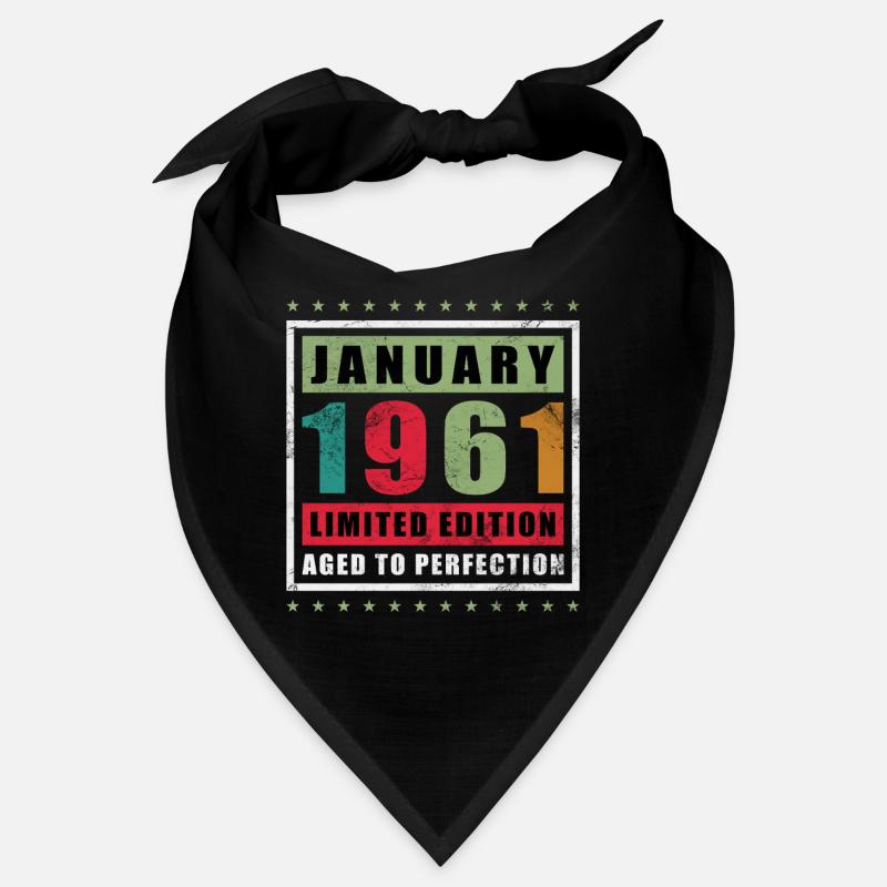 65e anniversaire Original janvier 1961 Bandana
