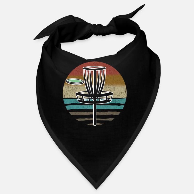 Coucher de soleil sur le disc golf Bandana