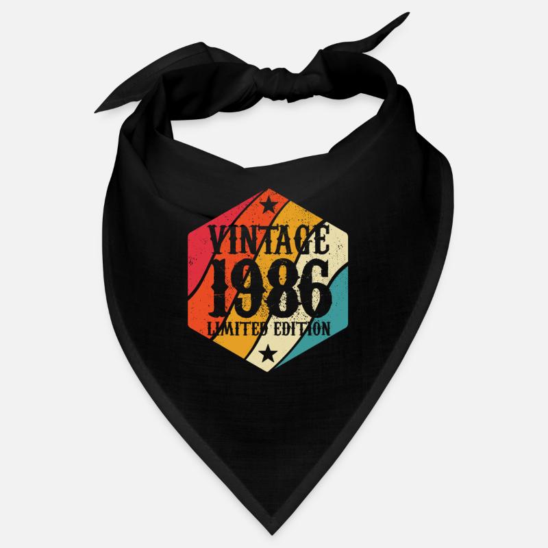 Limited Edition 1986 Geburtstag Geschenk Bandana