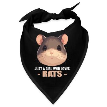 Ratten Ratte - Bandana - Schwarz - Vorne