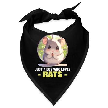 Ratten Ratte - Bandana - Schwarz - Vorne