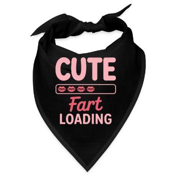 Furzen Sprüche Furz Lustiges Furzen Geschenk - Bandana - Schwarz - Vorne