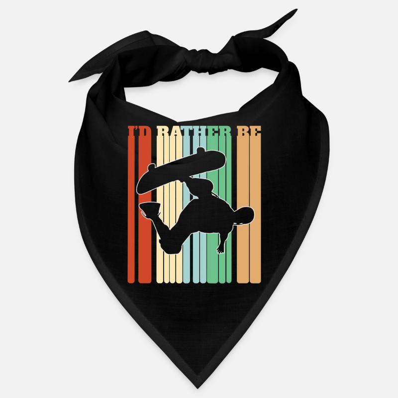 I'd Rather Be Skateboarding Bandana