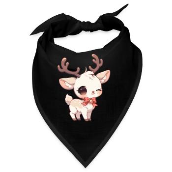 Rentiere Rentier - Bandana - Schwarz - Vorne