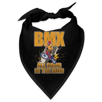 BMX Alles Gut Im Schlamm - Bandana - Schwarz - Vorne