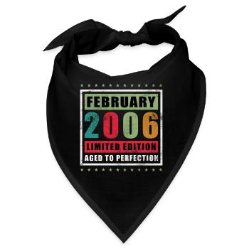 Februar 2006 Jubiläum Februar 2006 Februar - Bandana - Schwarz - Vorne