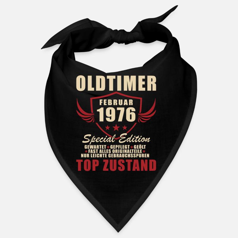 February 1976 Birthday Oldtimer 1976 Bandana