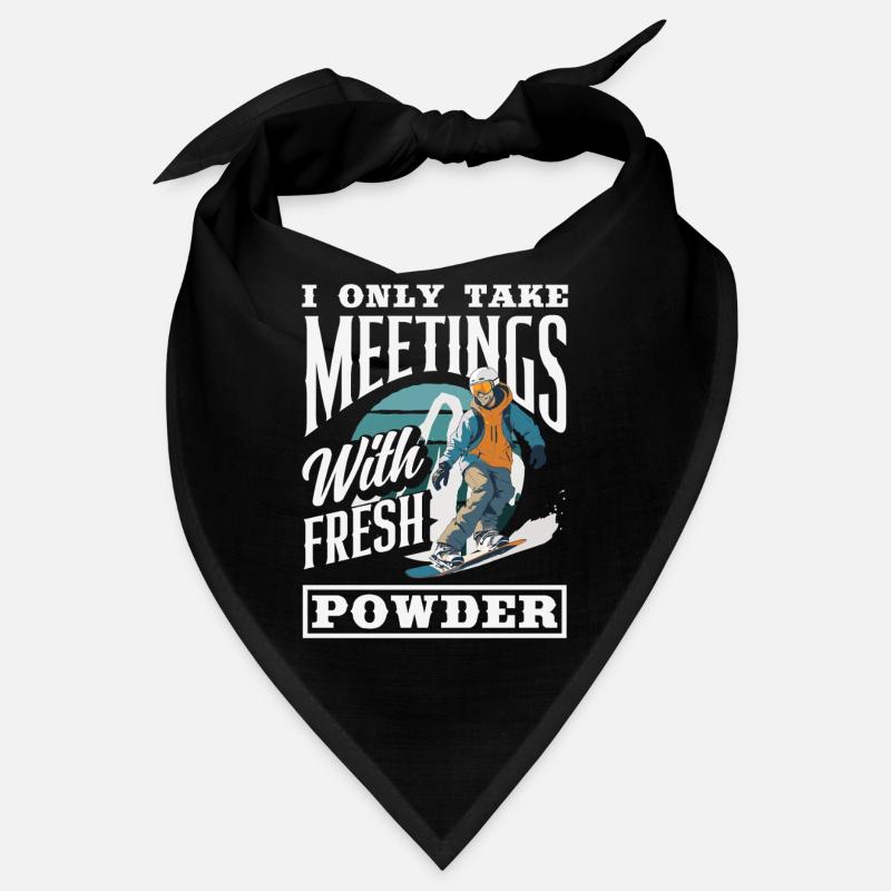 Télésiège de réunion de snowboard snowboard Bandana
