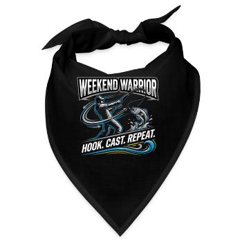 Weekend Warrior Hook Cast Repeat Angler - Bandana - Schwarz - Vorne