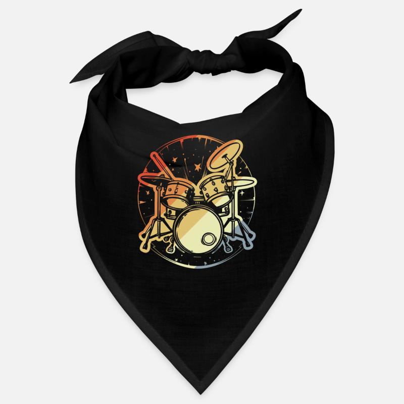 Drumset Vintage Look Bandana