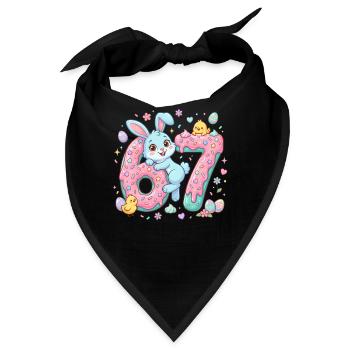 67 Ostern - Bandana - Schwarz - Vorne
