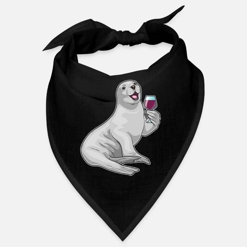 Phoque Vin Rouge Bandana