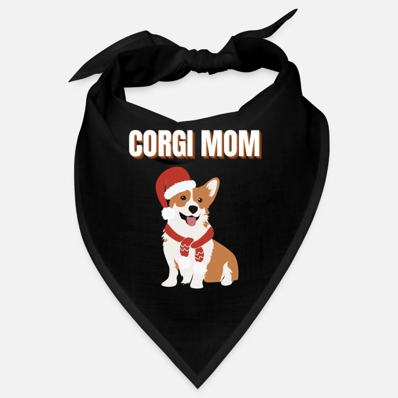 Maman Corgi Toutou de Noël Bandana