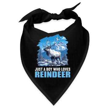 Rentiere Rentier - Bandana - Schwarz - Vorne