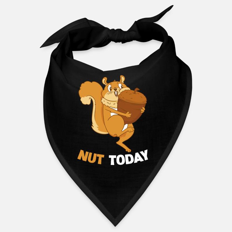 NUT TODAY Squirrel Acorn Bandana
