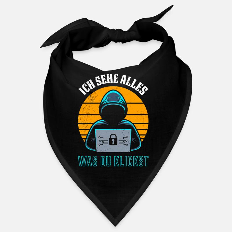 Computer ICH SEHE ALLES WAS DU KLICKST LUSTIG Bandana