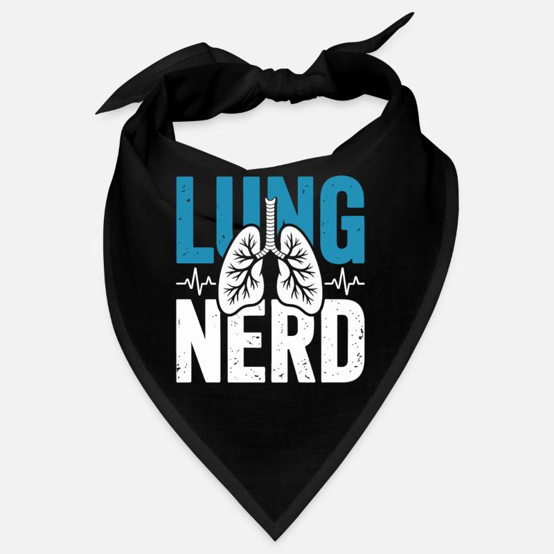 Lung Nerd Lung Lover Shirt Bandana