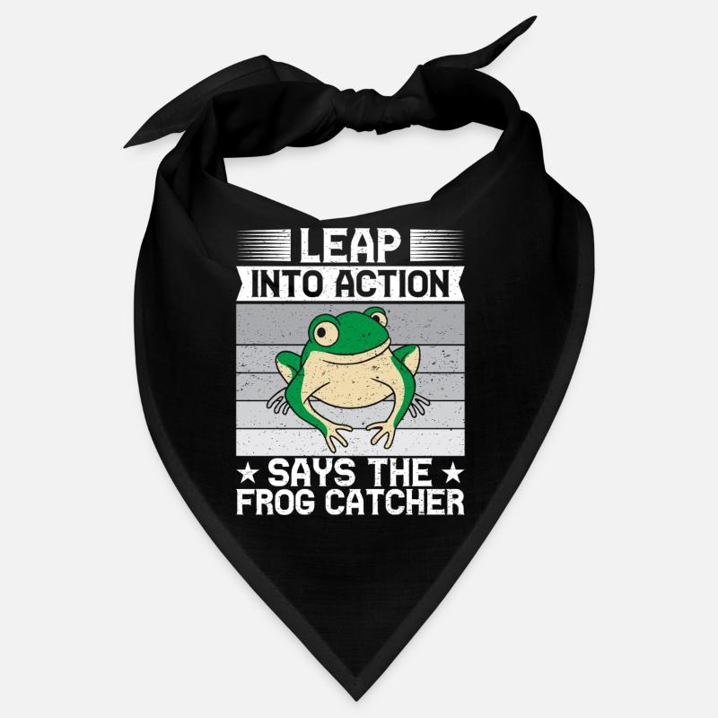 Frog Catcher Leap Into Action Frog Bandana
