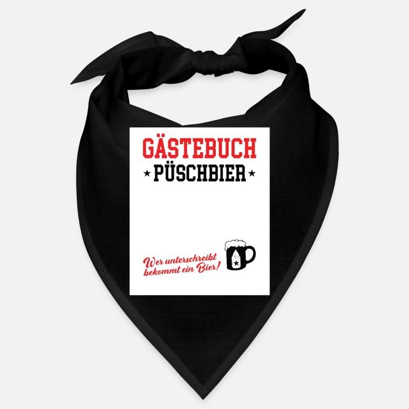 Guestbook Püschbier Babyshower Pullerparty New Papa Bandana