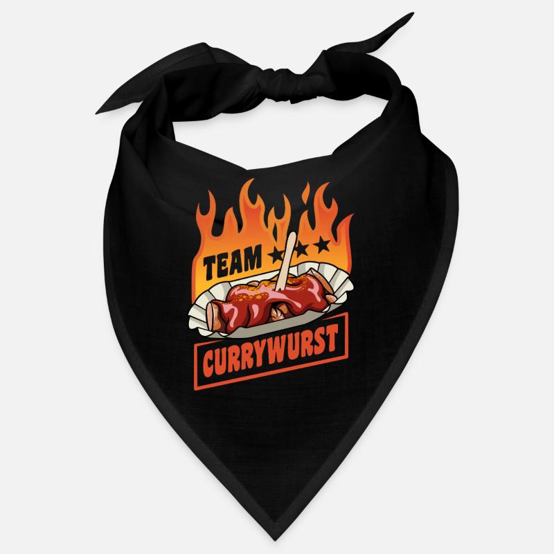 Équipe Currywurst | Flammes de la restauration rapide | Culte Bandana