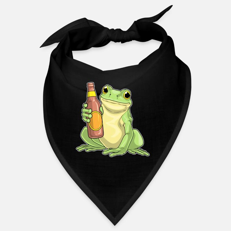 Frosch Flasche Bier Bandana
