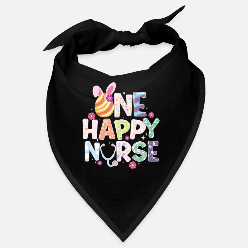Une infirmière heureuse de Pâques RN Printemps Fun Bunny Bandana