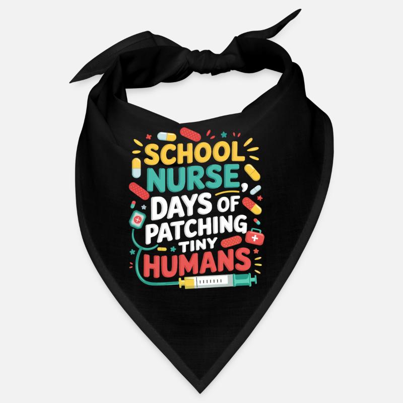 School Nurse Patchwork Minis Bandana
