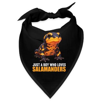Feuersalamander Salamander - Bandana - Schwarz - Vorne