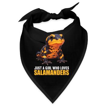 Feuersalamander Salamander - Bandana - Schwarz - Vorne