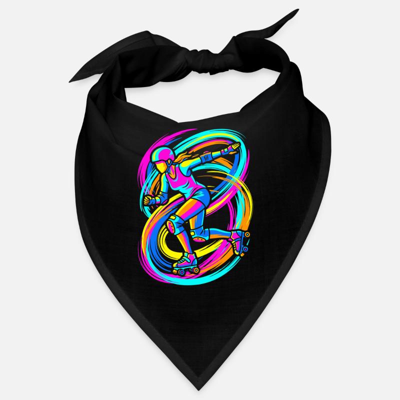 Rollschuhläuferin Bandana