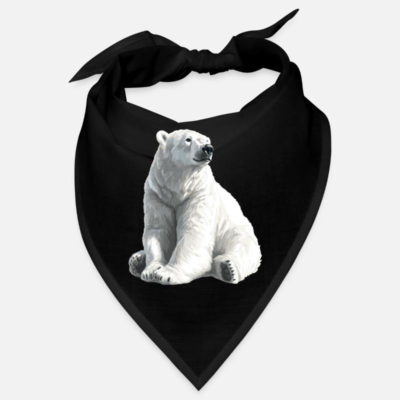 Polar Bär Illustration Eislicht Bandana