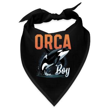 Funny Orca - Bandana - Schwarz - Vorne
