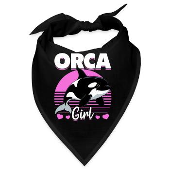 Funny Orca - Bandana - Schwarz - Vorne