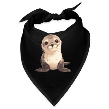 Seelöwen Seelöwe - Bandana - Schwarz - Vorne