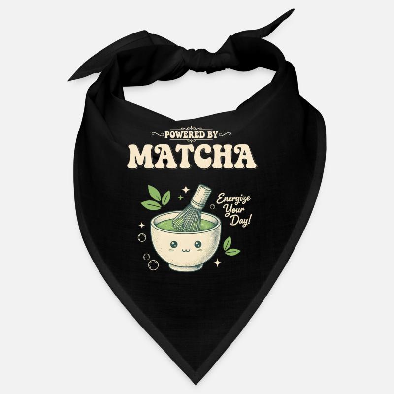 Powered By Matcha Energize Your Day Matcha Tea Bandana