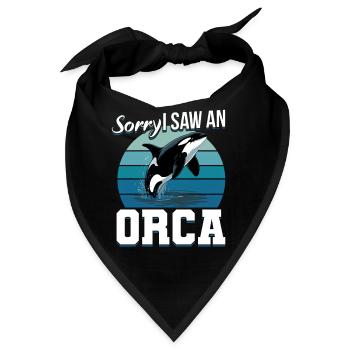 Funny Orca - Bandana - Schwarz - Vorne