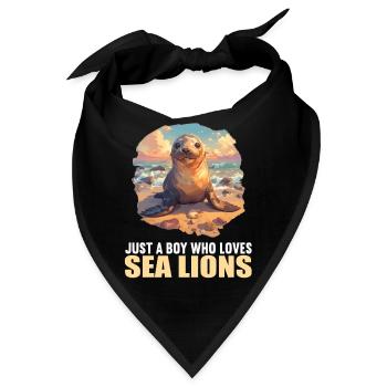 Seelöwen Seelöwe - Bandana - Schwarz - Vorne