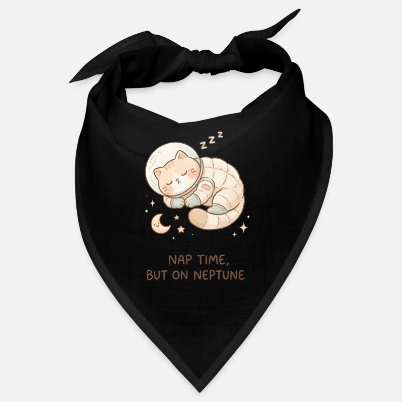 Nickerchen Neptun | Süße Space Katze Bandana