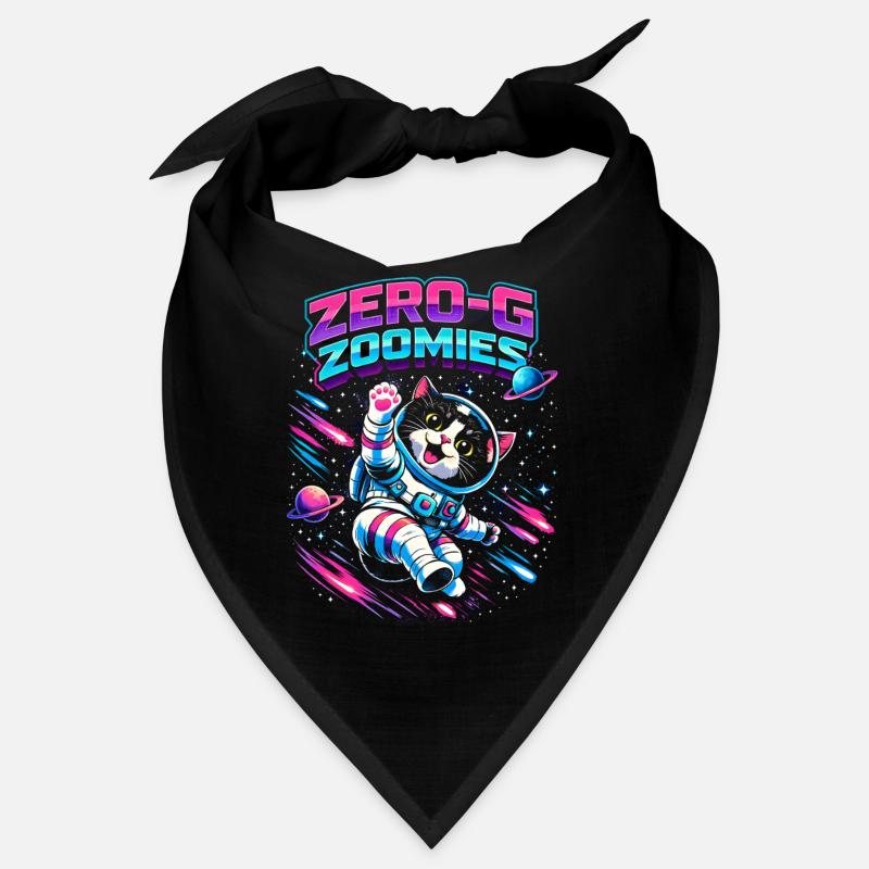 Null-G Zoomies | Astro Cat Space Humor Bandana
