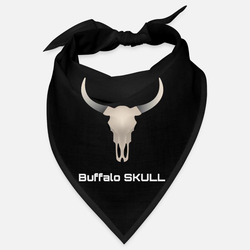 Buffalo Skull Bandana