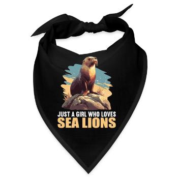 Seelöwen Seelöwe - Bandana - Schwarz - Vorne